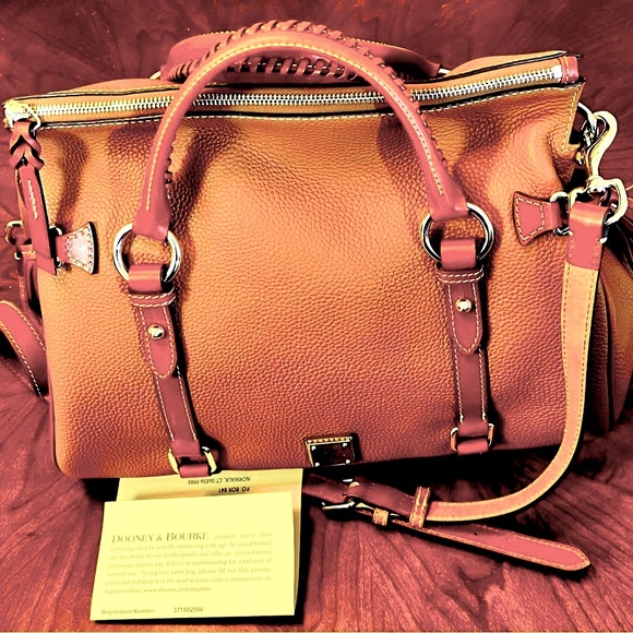 Dooney & Bourke Handbags - COPY - DOONEY & BOURKE Pebbled Leather Satchel